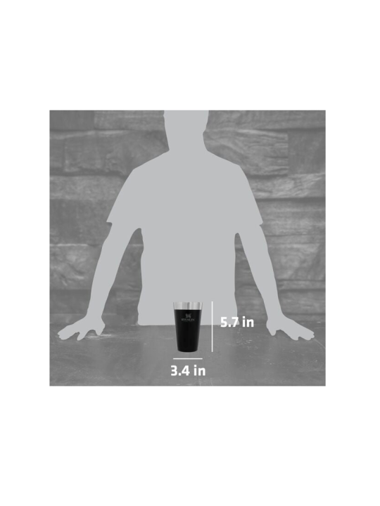 Vaso térmico apilable Stanley Adventure Stacking Beer Pint 16oz (473ml) Vaso térmico apilable Stanley Adventure Stacking Beer Pint 16oz (473ml)